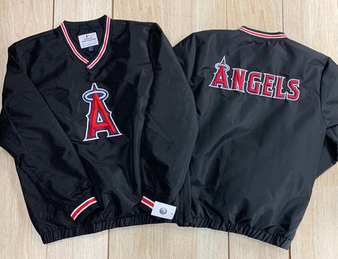 Los Angeles Angels Of Anaheim Black Men’s Windbreaker Jacket