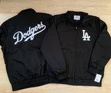 Los Angeles Dodgers Logo Zip Up Black Jacket
