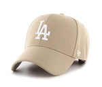 Los Angeles Dodgers 47 Brand MVP Khaki Velcro Strap Hat