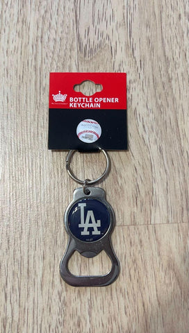 Los Angeles Dodgers Chrome Bottle Opener Key Ring