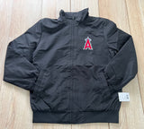 Los Angeles Angels Black Zip Up Jacket