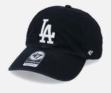 Los Angeles Dodgers 47 Brand Clean Up Black/White Hat