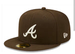 Atlanta Braves New Era 59Fifty Chocolate On Field Fitted Hat