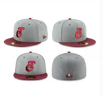 Tomateros De Culiacan Gray/Burgandy New Era Fitted Hat