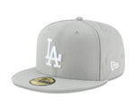 Los Angeles  Dodgers Gray New Era Fitted Hat
