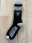 Las Vegas Raiders Team Logo Black Socks