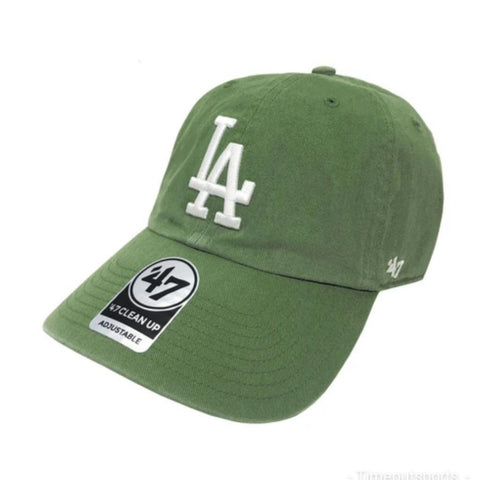 Los Angeles Dodgers 47 Brand Fatigue Green Clean Up Adjustable Hat