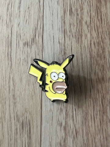 Homer Simpson Pikachu Pokémon Pin