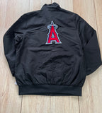 Los Angeles Angels Black Script Zip Up Jacket