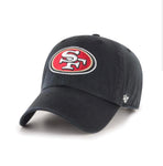 San Francisco 49ers Black 47 Brand Clean up Adjustable Hat