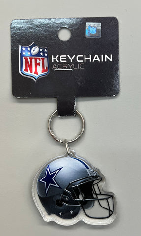 Dallas Cowboys Acrylic Team Logo Helmet Keychain