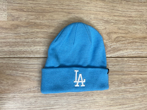 Los Angeles Dodgers Baby Blue Team Logo 47 Brand Beanie