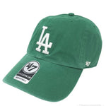 Los Angeles Dodgers 47 Brand  Clean Up Adjustable Hat Kelly Green