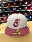 Tomateros De Culiacan Gray/Burgandy New Era Fitted Hat